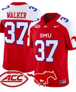 Doak Walker Jersey #37 SMU Mustangs 2026 Vapor Limited All Stitched by My Store NCAA Football Jerseys
