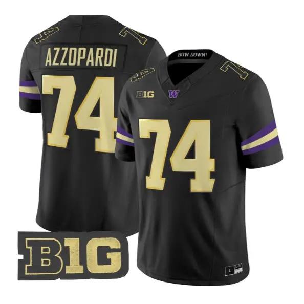 Drew Azzopardi #74 Washington Huskies Jersey 2026 Limited Stitched 2 Drew Azzopardi #74 Washington Huskies Jersey 2026 Limited Stitched by My Store NCAA Football Jerseys