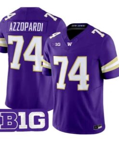 Drew Azzopardi #74 Washington Huskies Jersey 2026 Limited Stitched 9 Drew Azzopardi #74 Washington Huskies Jersey 2026 Limited Stitched by My Store NCAA Football Jerseys