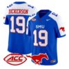 Eric Dickerson Jersey #19 SMU Mustangs 2026 Vapor Limited Stitched by My Store NCAA Football Jerseys