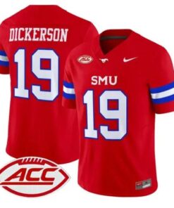Eric Dickerson Jersey #19 SMU Mustangs 2026 Vapor Limited Stitched 9 Eric Dickerson Jersey #19 SMU Mustangs 2026 Vapor Limited Stitched by My Store NCAA Football Jerseys