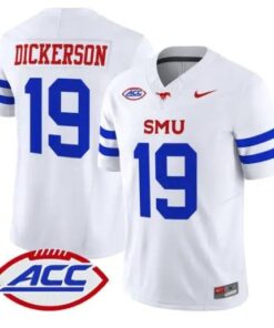Eric Dickerson Jersey #19 SMU Mustangs 2026 Vapor Limited Stitched 10 Eric Dickerson Jersey #19 SMU Mustangs 2026 Vapor Limited Stitched by My Store NCAA Football Jerseys