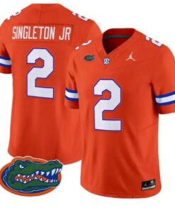 Eric Singleton Jr #2 Florida Gators Jersey 2026 Limited Stitched 9 Eric Singleton Jr #2 Florida Gators Jersey 2026 Limited Stitched by My Store NCAA Football Jerseys