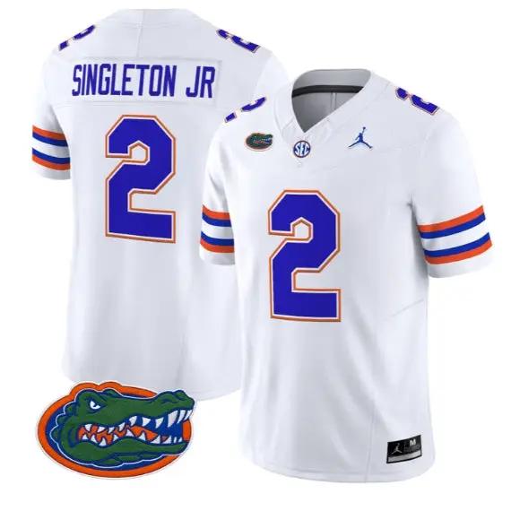 Eric Singleton Jr #2 Florida Gators Jersey 2026 Limited Stitched 6 Eric Singleton Jr #2 Florida Gators Jersey 2026 Limited Stitched by My Store NCAA Football Jerseys