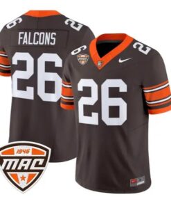 Falcons #26 Bowling Green Falcons Jersey 2026 Limited All Stitched by My Store NCAA Football Jerseys