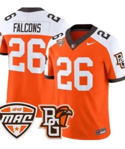 Falcons #26 Bowling Green Falcons Jersey 2026 Limited All Stitched by My Store NCAA Football Jerseys