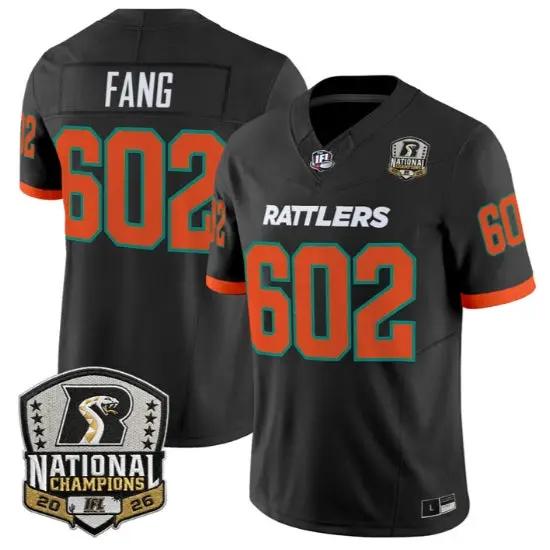 Fang Jersey #602 Arizona Rattlers 2026 National Patch All Stitched 2 Fang Jersey #602 Arizona Rattlers 2026 National Patch All Stitched by My Store NCAA Football Jerseys