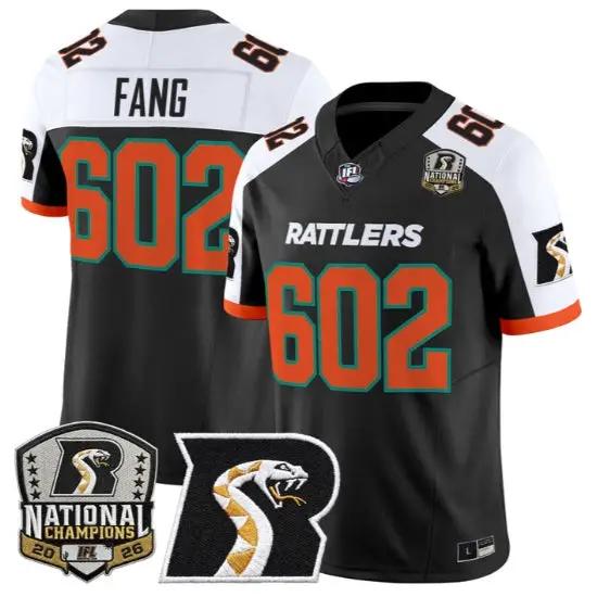 Fang Jersey #602 Arizona Rattlers 2026 National Patch All Stitched 1 Fang Jersey #602 Arizona Rattlers 2026 National Patch All Stitched by My Store NCAA Football Jerseys