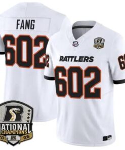 Fang Jersey #602 Arizona Rattlers 2026 National Patch All Stitched 6 Fang Jersey #602 Arizona Rattlers 2026 National Patch All Stitched by My Store NCAA Football Jerseys