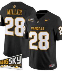 Ferrari Miller #28 Idaho Vandals Jersey 2026 Vapor Limited Stitched by My Store NCAA Football Jerseys
