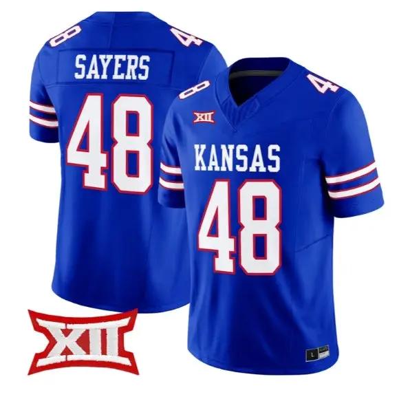 Gale Sayers Jersey #48 Kansas Jayhawks 2026 Vapor Limited Stitched 5 Gale Sayers Jersey #48 Kansas Jayhawks 2026 Vapor Limited Stitched by My Store NCAA Football Jerseys