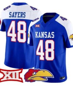 Gale Sayers Jersey #48 Kansas Jayhawks 2026 Vapor Limited Stitched 10 Gale Sayers Jersey #48 Kansas Jayhawks 2026 Vapor Limited Stitched by My Store NCAA Football Jerseys