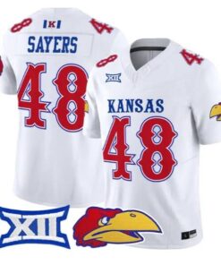 Gale Sayers Jersey #48 Kansas Jayhawks 2026 Vapor Limited Stitched 12 Gale Sayers Jersey #48 Kansas Jayhawks 2026 Vapor Limited Stitched by My Store NCAA Football Jerseys