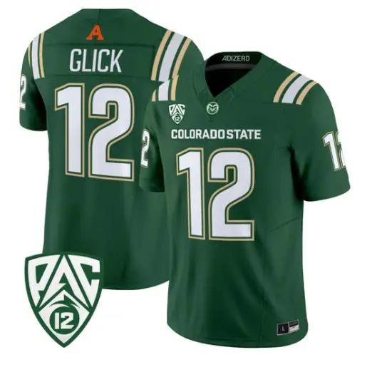 Gary Glick Jersey #12 Colorado State Rams 2026 Vapor Limited Stitched 2 Gary Glick Jersey #12 Colorado State Rams 2026 Vapor Limited Stitched by My Store NCAA Football Jerseys