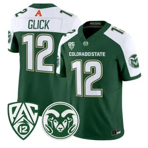 Gary Glick Jersey #12 Colorado State Rams 2026 Vapor Limited Stitched 1 Gary Glick Jersey #12 Colorado State Rams 2026 Vapor Limited Stitched by My Store NCAA Football Jerseys