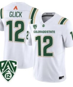 Gary Glick Jersey #12 Colorado State Rams 2026 Vapor Limited Stitched 6 Gary Glick Jersey #12 Colorado State Rams 2026 Vapor Limited Stitched by My Store NCAA Football Jerseys