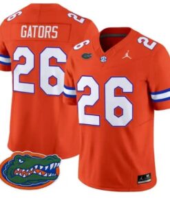 Gators #26 Florida Gators Jersey 2026 Vapor Limited All Stitched 9 Gators #26 Florida Gators Jersey 2026 Vapor Limited All Stitched by My Store NCAA Football Jerseys