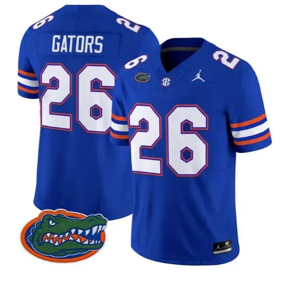 Gators #26 Florida Gators Jersey 2026 Vapor Limited All Stitched 5 Gators #26 Florida Gators Jersey 2026 Vapor Limited All Stitched by My Store NCAA Football Jerseys