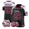 Grizzlie Jersey #26 Montana Grizzlies 2026-40th Anniv Patch Stitched by My Store NCAA Football Jerseys