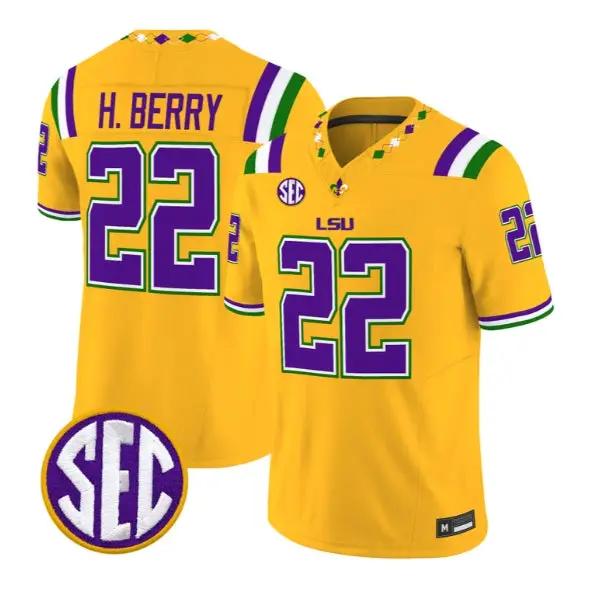 Harlem Berry #22 LSU Tigers Jersey 2026 Mardi Gras Edition All Stitched 1 Harlem Berry #22 LSU Tigers Jersey 2026 Mardi Gras Edition All Stitched by My Store NCAA Football Jerseys
