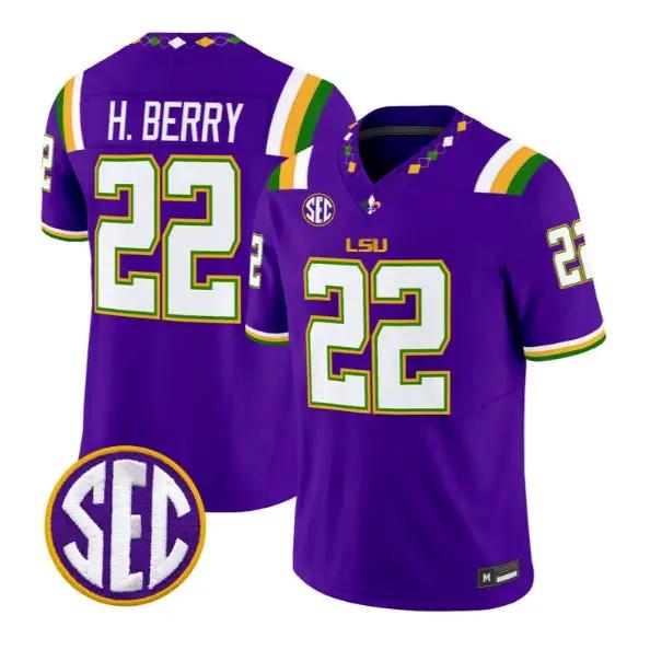 Harlem Berry #22 LSU Tigers Jersey 2026 Mardi Gras Edition All Stitched 2 Harlem Berry #22 LSU Tigers Jersey 2026 Mardi Gras Edition All Stitched by My Store NCAA Football Jerseys