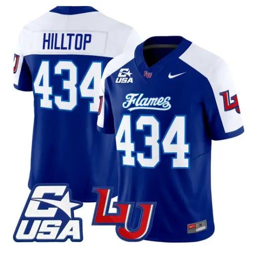 Hilltop Jersey #434 Liberty Flames 2026 Vapor Limited All Stitched 1 Hilltop Jersey #434 Liberty Flames 2026 Vapor Limited All Stitched by My Store NCAA Football Jerseys
