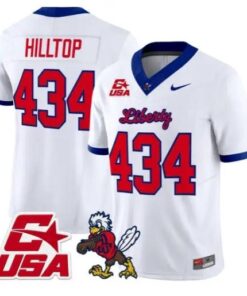 Hilltop Jersey #434 Liberty Flames 2026 Vapor Limited All Stitched 10 Hilltop Jersey #434 Liberty Flames 2026 Vapor Limited All Stitched by My Store NCAA Football Jerseys