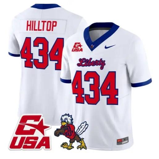 Hilltop Jersey #434 Liberty Flames 2026 Vapor Limited All Stitched 5 Hilltop Jersey #434 Liberty Flames 2026 Vapor Limited All Stitched by My Store NCAA Football Jerseys