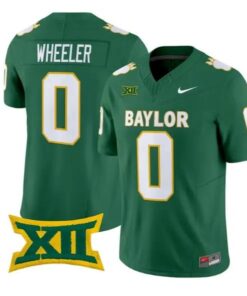 Hosea Wheeler Jersey #0 Baylor Bears Throwback 2026 Vapor Limited All Stitched by My Store NCAA Football Jerseys