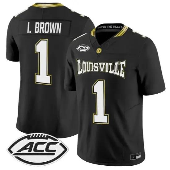 Isaac Brown Jersey #1 Louisville Cardinals 2026 For The Ville Vapor All Stitched 1 Isaac Brown Jersey #1 Louisville Cardinals 2026 For The Ville Vapor All Stitched by My Store NCAA Football Jerseys