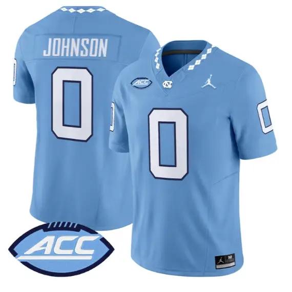 Isaiah Johnson Jersey #0 North Carolina Tar Heels 2026 All Stitched 2 Isaiah Johnson Jersey #0 North Carolina Tar Heels 2026 All Stitched by My Store NCAA Football Jerseys