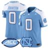 Isaiah Johnson Jersey #0 North Carolina Tar Heels 2026 All Stitched by My Store NCAA Football Jerseys