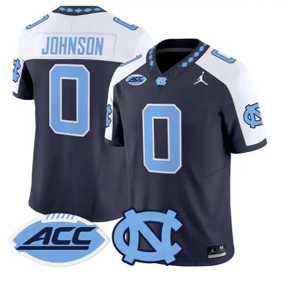 Isaiah Johnson Jersey #0 North Carolina Tar Heels 2026 All Stitched 3 Isaiah Johnson Jersey #0 North Carolina Tar Heels 2026 All Stitched by My Store NCAA Football Jerseys