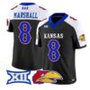 Isaiah Marshall Jersey #8 Kansas Jayhawks 2026 Vapor Limited Stitched by My Store NCAA Football Jerseys
