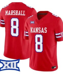 Isaiah Marshall Jersey #8 Kansas Jayhawks 2026 Vapor Limited Stitched 9 Isaiah Marshall Jersey #8 Kansas Jayhawks 2026 Vapor Limited Stitched by My Store NCAA Football Jerseys