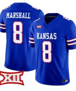 Isaiah Marshall Jersey #8 Kansas Jayhawks 2026 Vapor Limited Stitched 11 Isaiah Marshall Jersey #8 Kansas Jayhawks 2026 Vapor Limited Stitched by My Store NCAA Football Jerseys