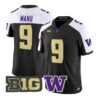 Jacob Manu #9 Washington Huskies Jersey 2026 Limited All Stitched by My Store NCAA Football Jerseys
