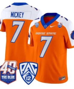 Jaden Mickey Jersey #7 Boise State Broncos 2026 Limited All Stitched by My Store NCAA Football Jerseys