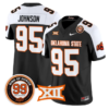 Jaleel Johnson Jersey #95 Oklahoma State 2026 Leslie O'neal Stitched by My Store NCAA Football Jerseys