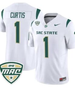 Jamar Curtis Jersey #1 Sacramento State Hornets 2026 Vapor Stitched 6 Jamar Curtis Jersey #1 Sacramento State Hornets 2026 Vapor Stitched by My Store NCAA Football Jerseys