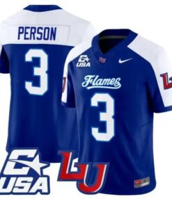 Jamari Person Jersey #3 Liberty Flames 2026 Vapor Limited Stitched by My Store NCAA Football Jerseys