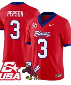 Jamari Person Jersey #3 Liberty Flames 2026 Vapor Limited Stitched by My Store NCAA Football Jerseys