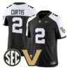 Jared Curtis Jersey #2 Vanderbilt Commodores 2026 Vapor V2 Stitched 5 Jared Curtis Jersey #2 Vanderbilt Commodores 2026 Vapor V2 Stitched by My Store NCAA Football Jerseys