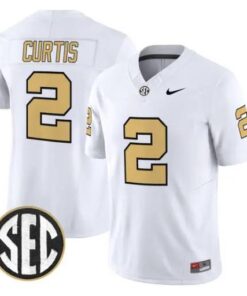 Jared Curtis Jersey #2 Vanderbilt Commodores 2026 Vapor V2 Stitched 8 Jared Curtis Jersey #2 Vanderbilt Commodores 2026 Vapor V2 Stitched by My Store NCAA Football Jerseys