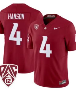 Jason Hanson Jersey #4 Washington State Cougars 2026 Vapor Stitched 9 Jason Hanson Jersey #4 Washington State Cougars 2026 Vapor Stitched by My Store NCAA Football Jerseys