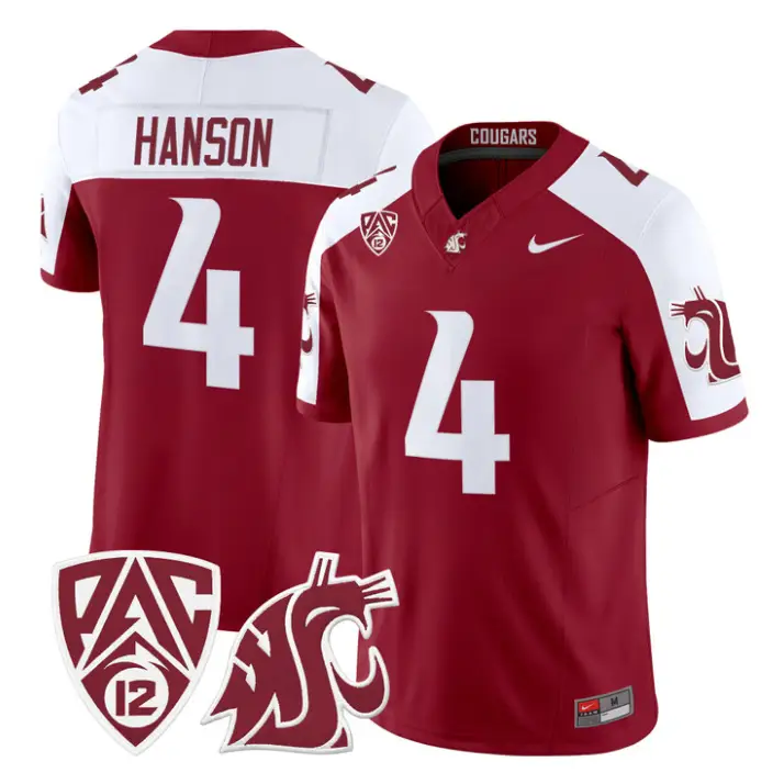 Jason Hanson Jersey #4 Washington State Cougars 2026 Vapor Stitched 3 Jason Hanson Jersey #4 Washington State Cougars 2026 Vapor Stitched by My Store NCAA Football Jerseys