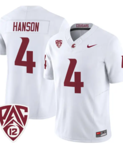 Jason Hanson Jersey #4 Washington State Cougars 2026 Vapor Stitched 10 Jason Hanson Jersey #4 Washington State Cougars 2026 Vapor Stitched by My Store NCAA Football Jerseys