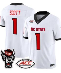Jayden Duke Scott Jersey #1 NC State Wolfpack 2026 Limited Stitched 6 Jayden Duke Scott Jersey #1 NC State Wolfpack 2026 Limited Stitched by My Store NCAA Football Jerseys