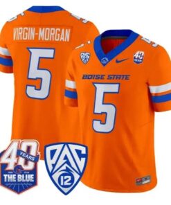 Jayden Virgin-Morgan Jersey #5 Boise State Broncos 2026 All Stitched by My Store NCAA Football Jerseys