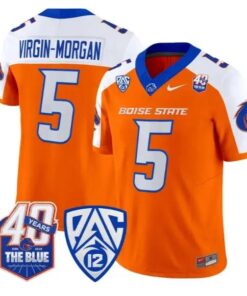 Jayden Virgin-Morgan Jersey #5 Boise State Broncos 2026 All Stitched by My Store NCAA Football Jerseys